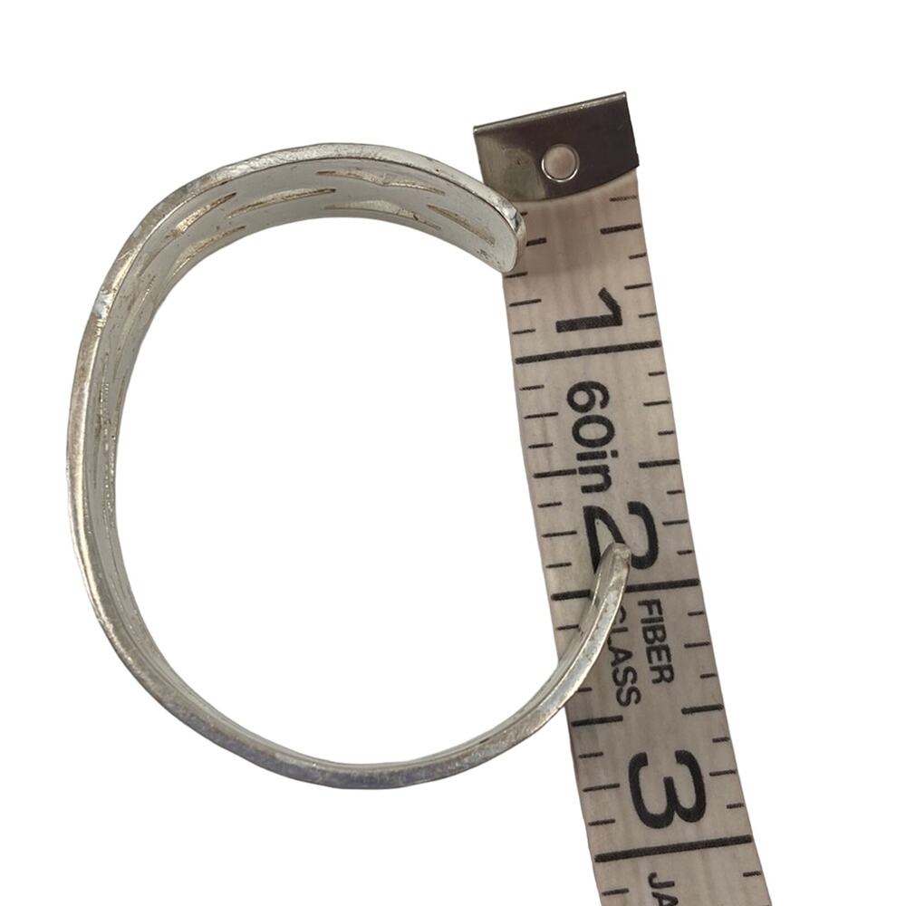 Silver Rustic Cuff - image 5